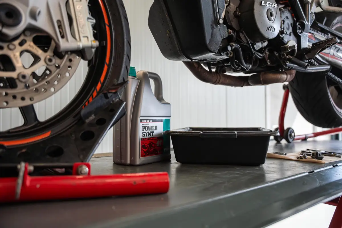 Oliewissel service motorfiets